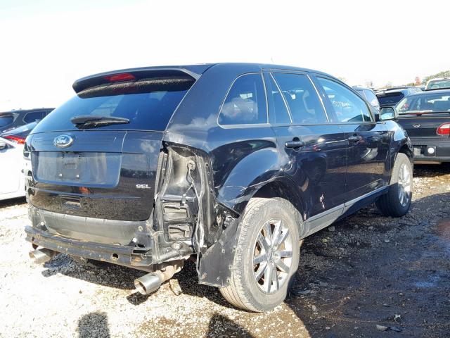 2FMDK3JC0DBC48836 - 2013 FORD EDGE SEL BLACK photo 4