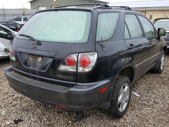 JTJHF10U520247928 - 2002 LEXUS RX 300 BLACK photo 4