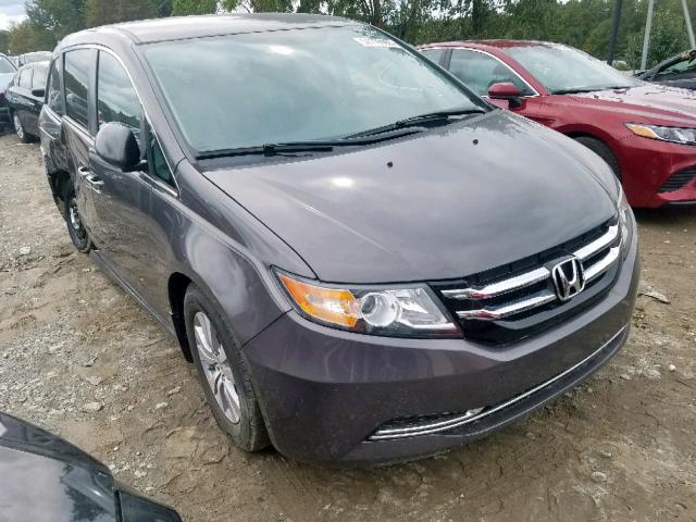 5FNRL5H32GB067091 - 2016 HONDA ODYSSEY SE GRAY photo 1