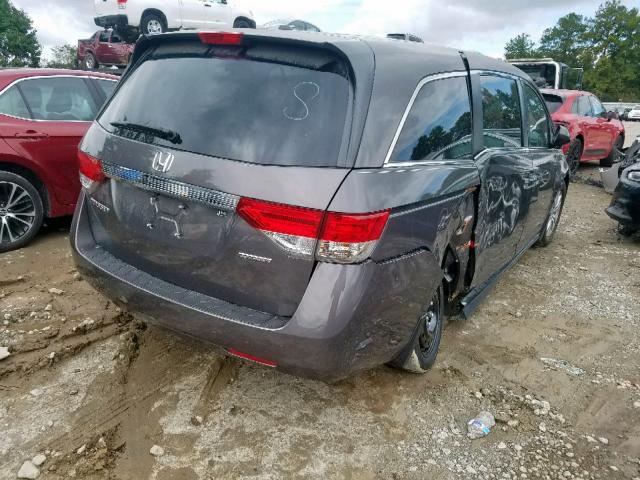 5FNRL5H32GB067091 - 2016 HONDA ODYSSEY SE GRAY photo 4