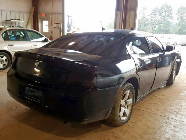 2B3KA33G18H213466 - 2008 DODGE CHARGER SX BLACK photo 4