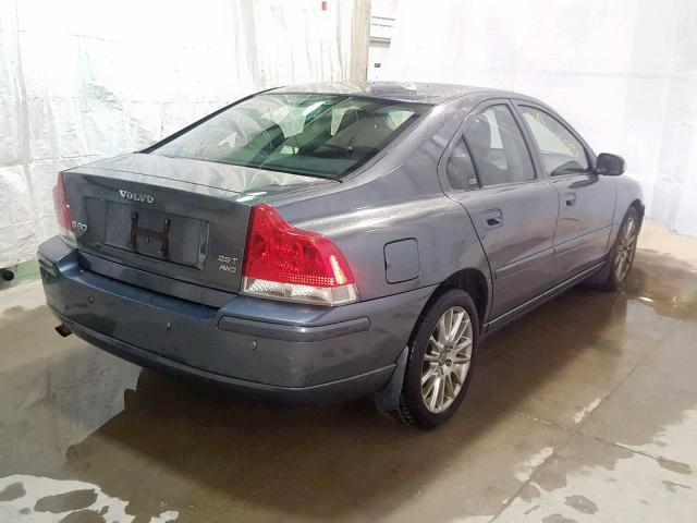 YV1RH592682675833 - 2008 VOLVO S60 2.5T GRAY photo 4