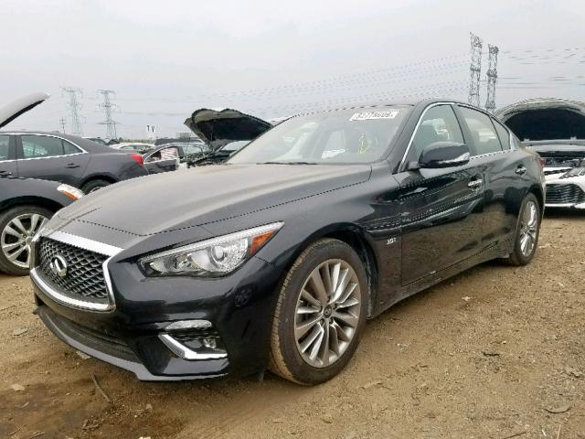 JN1EV7AP0JM361544 - 2018 INFINITI Q50 LUXE BLACK photo 2