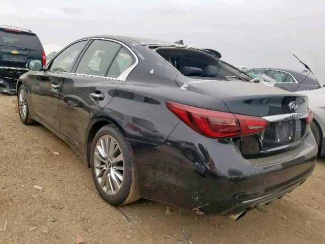 JN1EV7AP0JM361544 - 2018 INFINITI Q50 LUXE BLACK photo 3