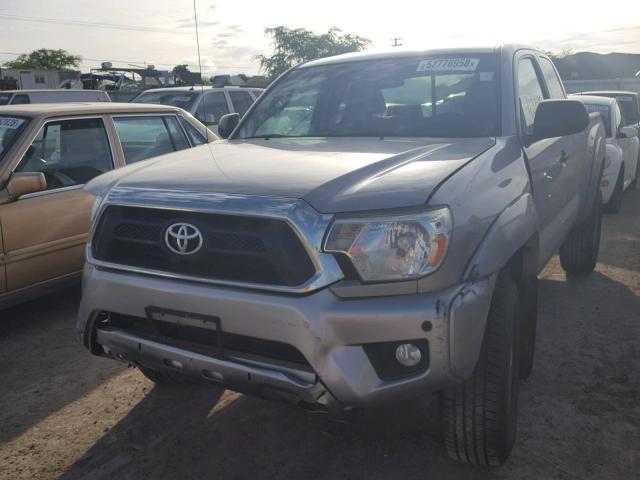 5TFTU4GN2EX052500 - 2014 TOYOTA TACOMA PRE SILVER photo 2