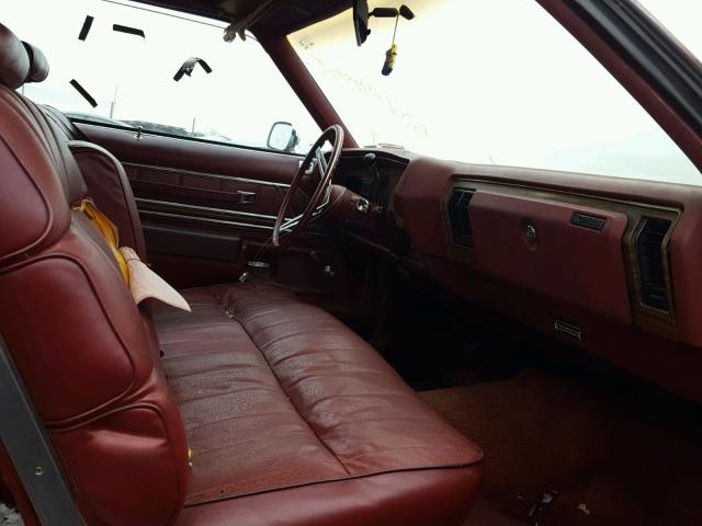 4J57H3G121572 - 1973 BUICK REGAL BURGUNDY photo 5