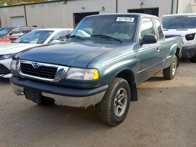 4F4YR16C5YTM15204 - 2000 MAZDA B2500 CAB GREEN photo 2