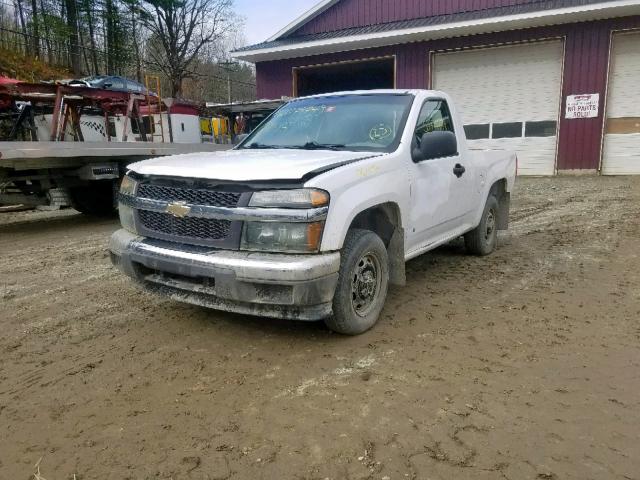 1GCCS14E488176260 - 2008 CHEVROLET COLORADO WHITE photo 2