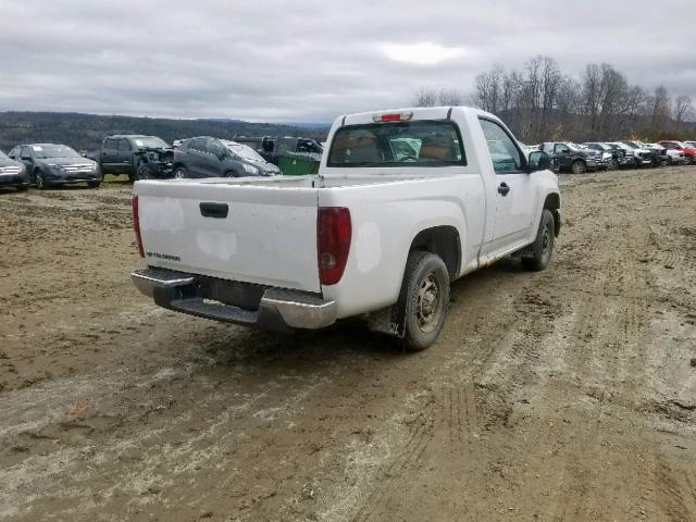 1GCCS14E488176260 - 2008 CHEVROLET COLORADO WHITE photo 4