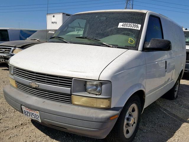 1GCDM19X54B114548 - 2004 CHEVROLET ASTRO WHITE photo 2