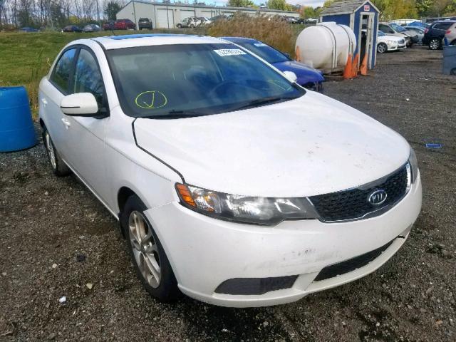 KNAFU4A27C5554033 - 2012 KIA FORTE EX WHITE photo 1