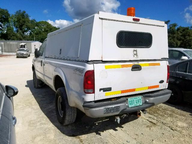 1FTSF31L2YEC49416 - 2000 FORD F350 SRW S WHITE photo 3