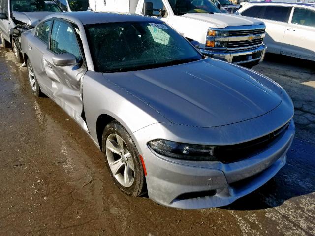 2C3CDXHG5GH232812 - 2016 DODGE CHARGER SX SILVER photo 1