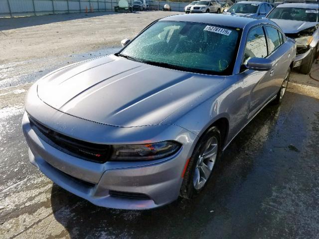 2C3CDXHG5GH232812 - 2016 DODGE CHARGER SX SILVER photo 2