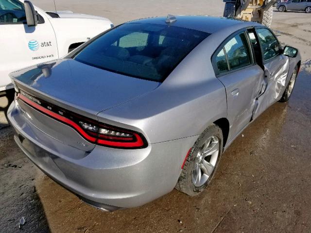 2C3CDXHG5GH232812 - 2016 DODGE CHARGER SX SILVER photo 4