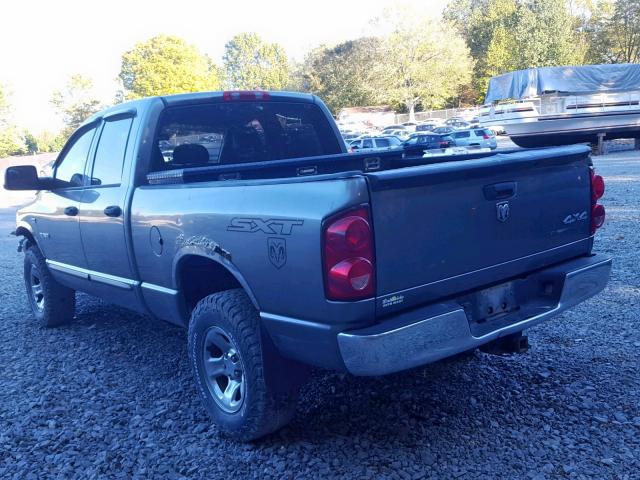 1D7HU18278J228320 - 2008 DODGE RAM 1500 S GRAY photo 3