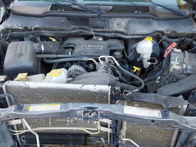 1D7HU18278J228320 - 2008 DODGE RAM 1500 S GRAY photo 7