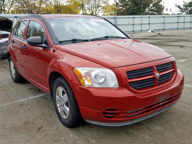 1B3HB28B37D302594 - 2007 DODGE CALIBER RED photo 1