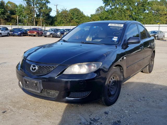 JM1BK12G361536043 - 2006 MAZDA 3 I BLACK photo 2