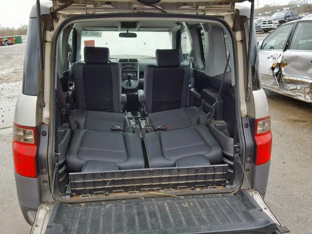 5J6YH28504L029679 - 2004 HONDA ELEMENT EX TAN photo 9