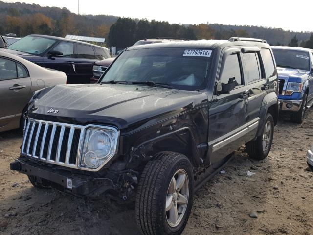 1J8GP58K69W528562 - 2009 JEEP LIBERTY LI BLACK photo 2