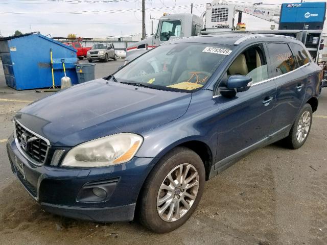 YV4992DZ5A2030213 - 2010 VOLVO XC60 T6 BLUE photo 2