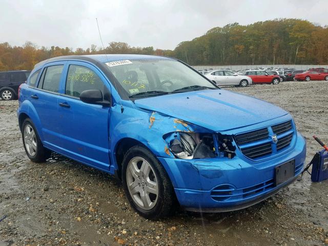 1B3HB28BX8D724914 - 2008 DODGE CALIBER BLUE photo 1