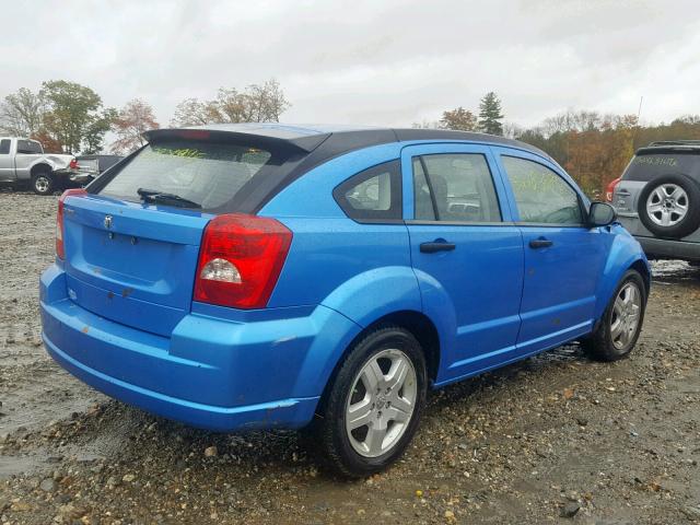 1B3HB28BX8D724914 - 2008 DODGE CALIBER BLUE photo 4