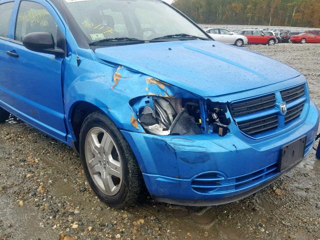 1B3HB28BX8D724914 - 2008 DODGE CALIBER BLUE photo 9