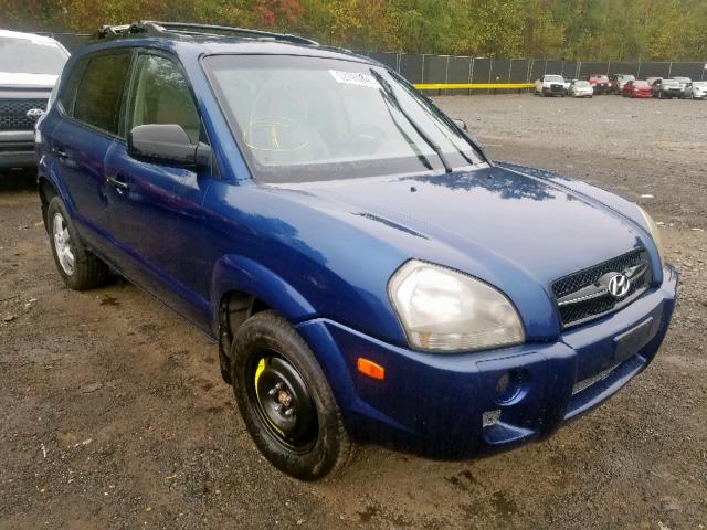 KM8JM12B16U265584 - 2006 HYUNDAI TUCSON GL BLUE photo 1