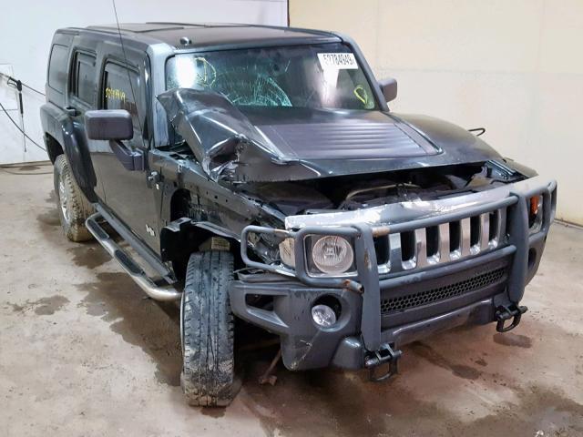 5GTDN13E878188545 - 2007 HUMMER H3 BLACK photo 1