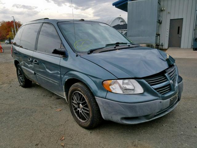 1D4GP25RX7B236914 - 2007 DODGE CARAVAN SE GREEN photo 1