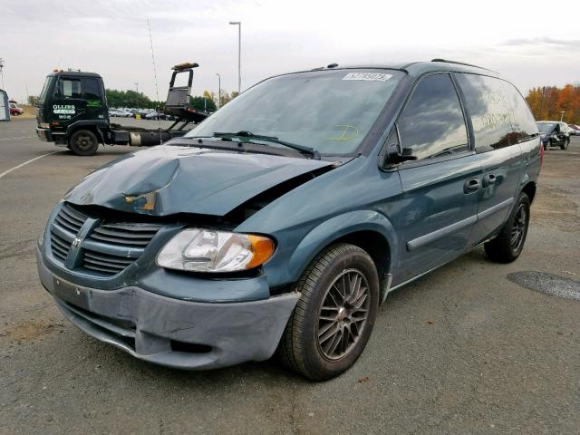 1D4GP25RX7B236914 - 2007 DODGE CARAVAN SE GREEN photo 2