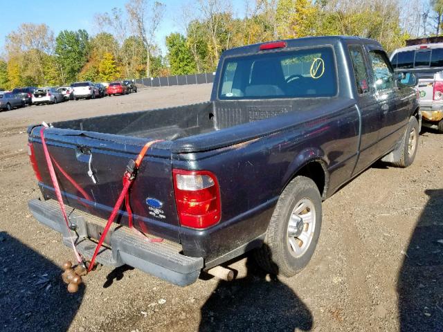 1FTYR14U05PA34823 - 2005 FORD RANGER SUP GREEN photo 4