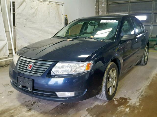 1G8AK55F67Z176690 - 2007 SATURN ION LEVEL BLUE photo 2