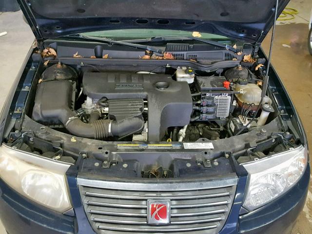 1G8AK55F67Z176690 - 2007 SATURN ION LEVEL BLUE photo 7