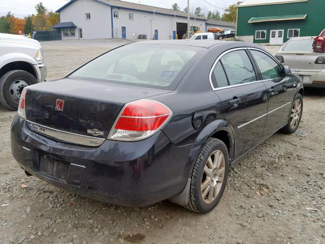 1G8ZS57NX8F235265 - 2008 SATURN AURA XE BLACK photo 4