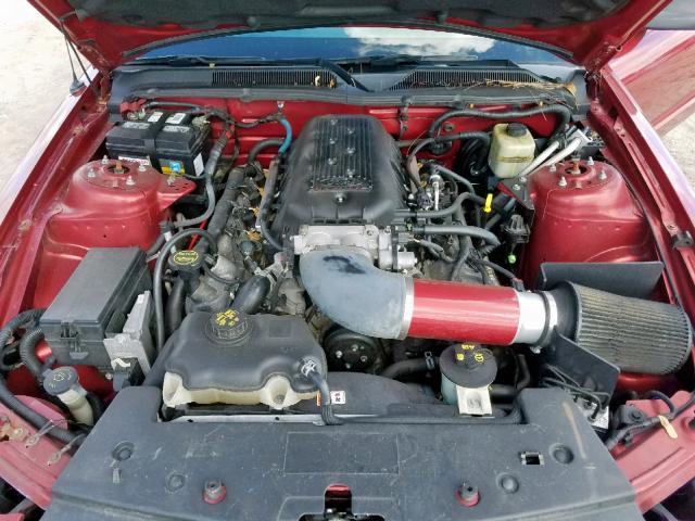 1ZVFT82H965219891 - 2006 FORD MUSTANG GT RED photo 7