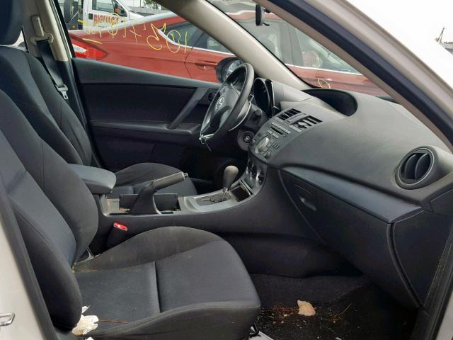 JM1BL1SGXA1300950 - 2010 MAZDA 3 I WHITE photo 5