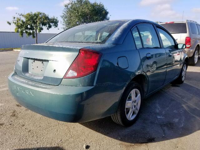 1G8AJ58F77Z152705 - 2007 SATURN ION LEVEL GREEN photo 4