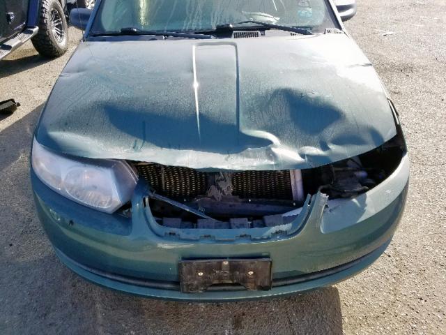1G8AJ58F77Z152705 - 2007 SATURN ION LEVEL GREEN photo 9