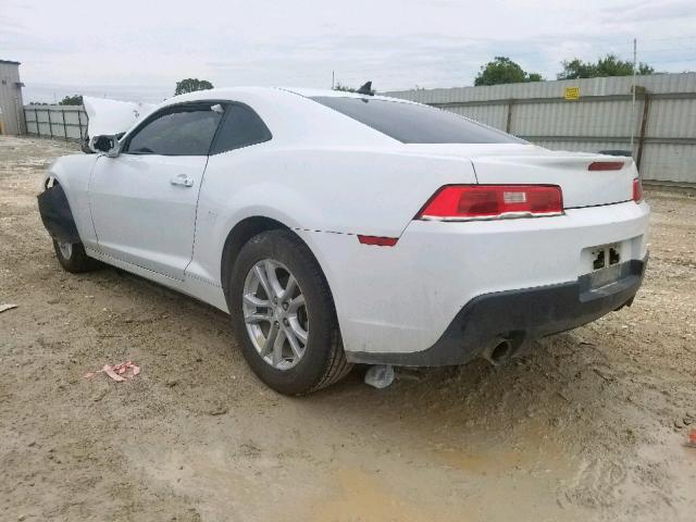 2G1FA1E35E9144097 - 2014 CHEVROLET CAMARO LS WHITE photo 3