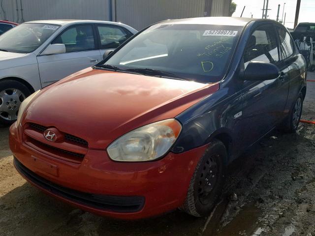 KMHCM36C79U110971 - 2009 HYUNDAI ACCENT GS TWO TONE photo 2