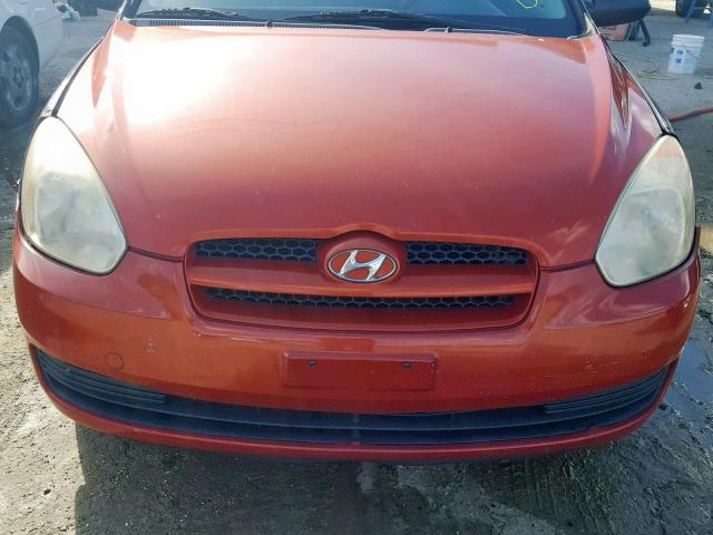 KMHCM36C79U110971 - 2009 HYUNDAI ACCENT GS TWO TONE photo 9