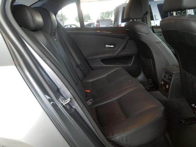 WBANV13568BZ47447 - 2008 BMW 528 XI GRAY photo 6