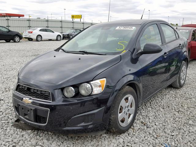 1G1JA5SH3D4233248 - 2013 CHEVROLET SONIC LS 黑色 照片 2