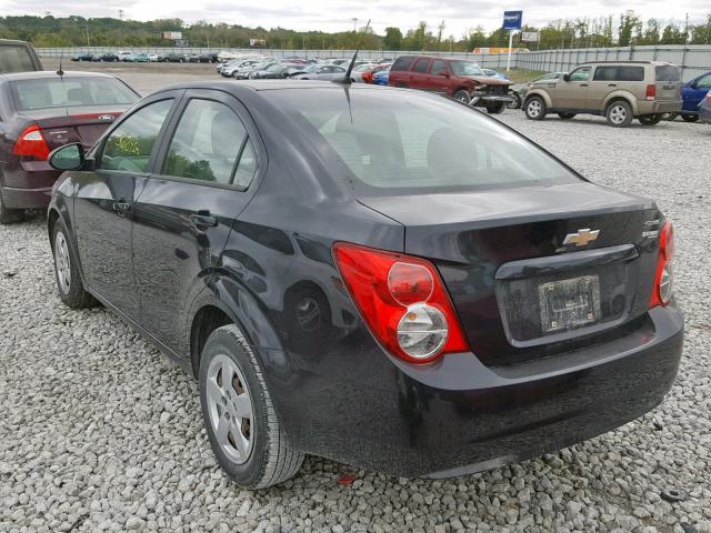 1G1JA5SH3D4233248 - 2013 CHEVROLET SONIC LS 黑色 照片 3