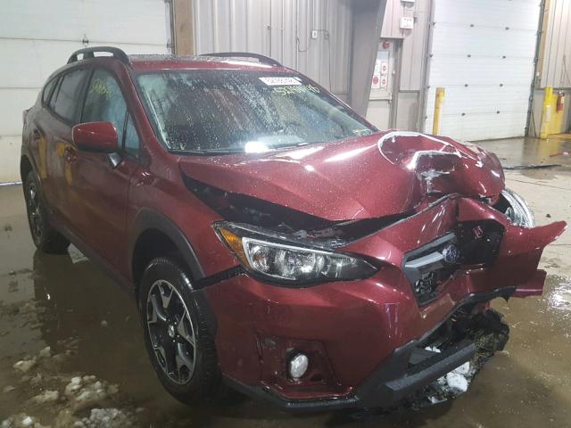 JF2GTACC5J8340881 - 2018 SUBARU CROSSTREK RED photo 1