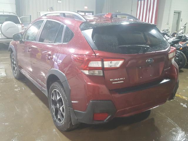 JF2GTACC5J8340881 - 2018 SUBARU CROSSTREK RED photo 3