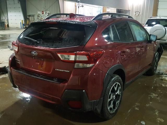 JF2GTACC5J8340881 - 2018 SUBARU CROSSTREK RED photo 4